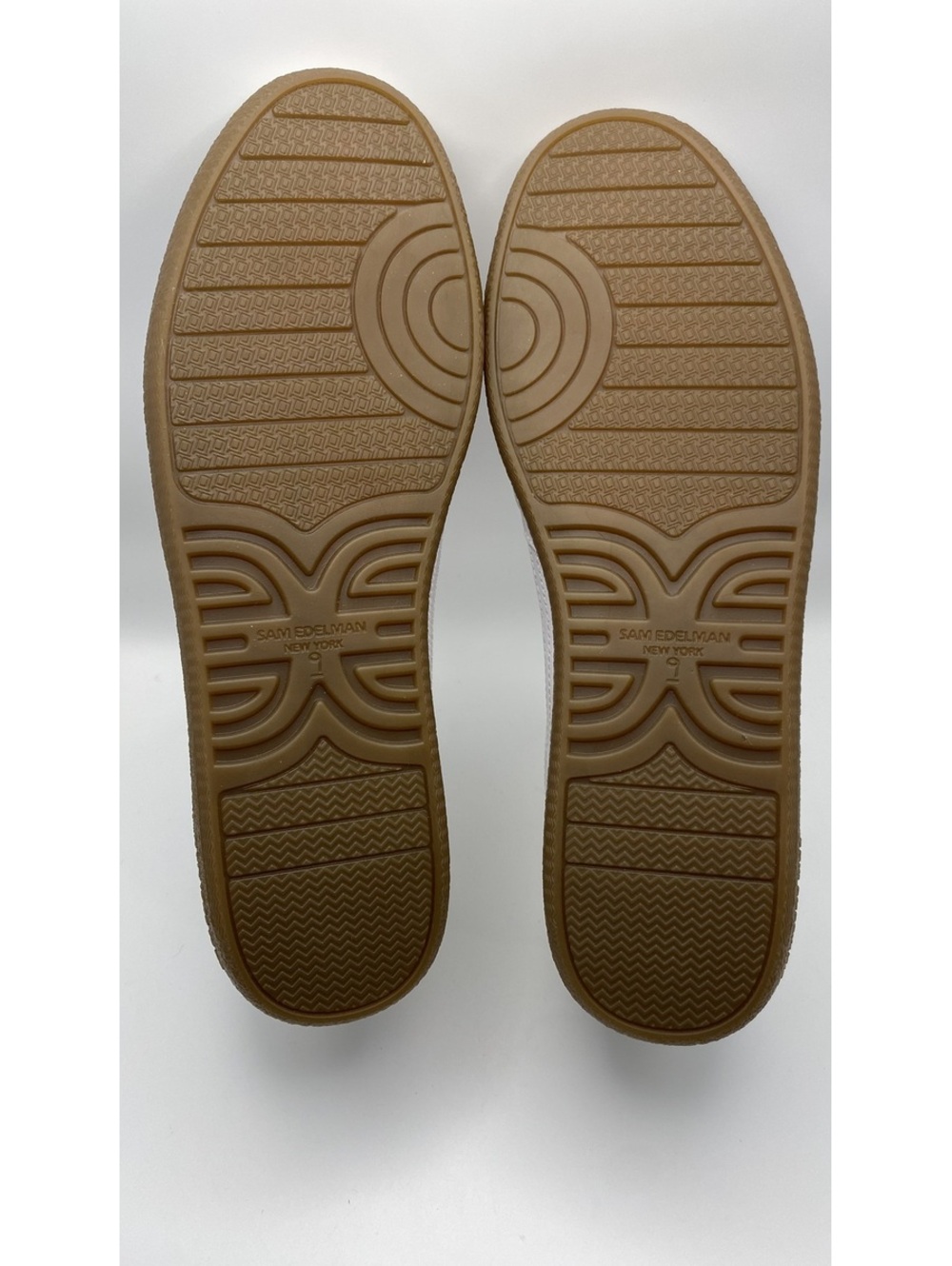 Sam Edelman BRAND NEW! White and Green Leather Sneakers Size 9 - Picture 5 of 9